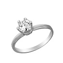 Кольцо серебряное E08947R | Кольцо серебряное E08947R купить по цене 2587 руб. в ювелирном магазине ⭐️ «Золотая Подкова»