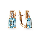 Серьги золотые 20390518 Топаз | Серьги золотые 20390518 Топаз купить по цене 70110 руб. в ювелирном магазине ⭐️ «Золотая Подкова»