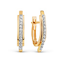 Серьги золотые 018692-1102 | Серьги золотые 018692-1102 купить по цене 51030 руб. в ювелирном магазине ⭐️ «Золотая Подкова»