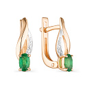 Серьги золотые 23688-101 | Серьги золотые 23688-101 купить по цене 70995 руб. в ювелирном магазине ⭐️ «Золотая Подкова»