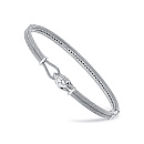 Браслет серебряный 00338-60-090101-00 | Браслет серебряный 00338-60-090101-00 купить по цене 18397 руб. в ювелирном магазине ⭐️ «Золотая Подкова»