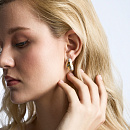 Серьги серебряные С-22-0241W поз. | Серьги серебряные С-22-0241W поз. купить по цене 21230 руб. в ювелирном магазине ⭐️ «Золотая Подкова»