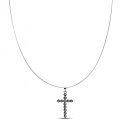 Колье серебряное 05E2NO13696a-145 | Колье серебряное 05E2NO13696a-145 купить по цене 1684 руб. в ювелирном магазине ⭐️ «Золотая Подкова»