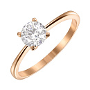 Кольцо золотое 821004 | Кольцо золотое 821004 купить по цене 33716 руб. в ювелирном магазине ⭐️ «Золотая Подкова»