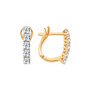 Серьги золотые С13520416 | Серьги золотые С13520416 купить по цене 153612 руб. в ювелирном магазине ⭐️ «Золотая Подкова»