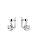 Серьги серебряные CAS3899E | Серьги серебряные CAS3899E купить по цене 3307 руб. в ювелирном магазине ⭐️ «Золотая Подкова»