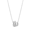 Колье серебряное CZ-N04553-X-W-X-X-W | Колье серебряное CZ-N04553-X-W-X-X-W купить по цене 7649 руб. в ювелирном магазине ⭐️ «Золотая Подкова»