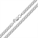 Цепь серебряная 0203R180L55 | Цепь серебряная 0203R180L55 купить по цене 20565 руб. в ювелирном магазине ⭐️ «Золотая Подкова»