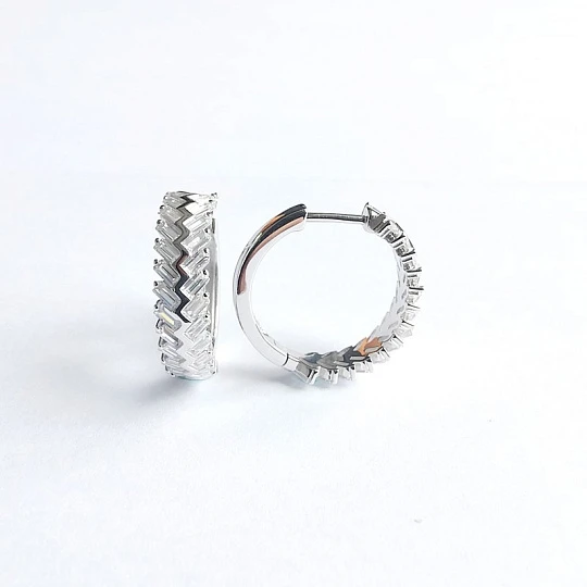 Серьги серебряные K2-LU-10073 | Ювелирные изделия Серебряные купить по выгодной цене в ювелирном магазине ⭐️ «Золотая Подкова»