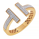 Кольцо золотое 902-00514-10-00-20-00 | Кольцо золотое 902-00514-10-00-20-00 купить по цене 59670 руб. в ювелирном магазине ⭐️ «Золотая Подкова»