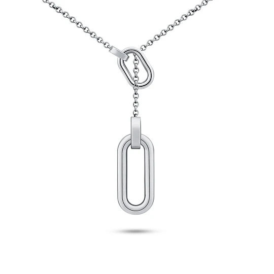 Колье серебряное 01070-50-090101-00 | Колье купить по доступной цене в ювелирном магазине ⭐️ «Золотая Подкова»