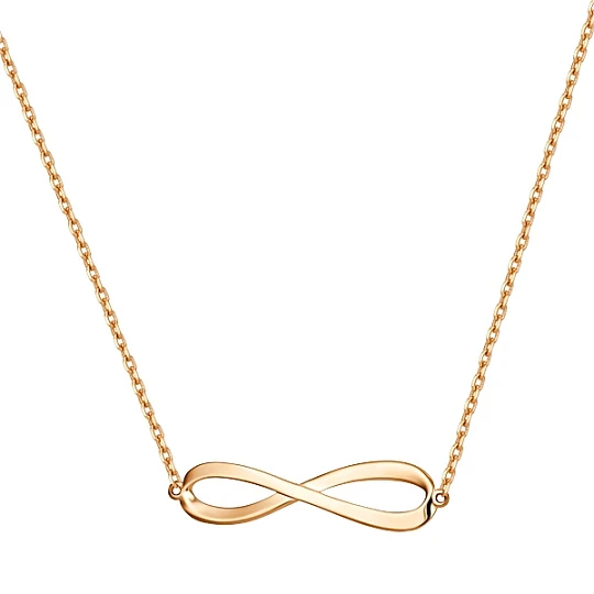 Колье золотое 015698-1000 | Ювелирные изделия в сети Золотая Подкова