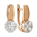 Серьги золотые 832413Бр. | Серьги золотые 832413Бр. купить по цене 379267 руб. в ювелирном магазине ⭐️ «Золотая Подкова»