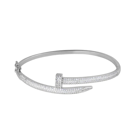 Браслет серебряный XZC017B | Серебряные браслеты купить по выгодной цене в ювелирном магазине ⭐️ «Золотая Подкова»