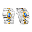 Серьги серебряные С-22-0159W1 поз. | Серьги серебряные С-22-0159W1 поз. купить по цене 12911 руб. в ювелирном магазине ⭐️ «Золотая Подкова»