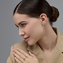 Серьги золотые 26012-200 | Серьги золотые 26012-200 купить по цене 111595 руб. в ювелирном магазине ⭐️ «Золотая Подкова»