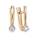 Серьги золотые 12-02012-1000 | Серьги золотые 12-02012-1000 купить по цене 78750 руб. в ювелирном магазине ⭐️ «Золотая Подкова»