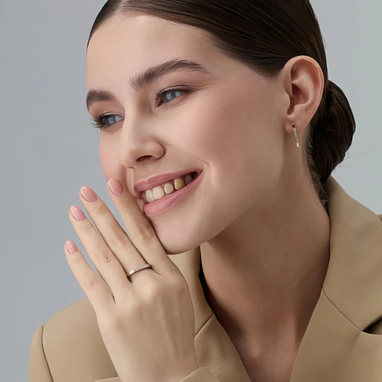 Серьги из золота с бриллиантами