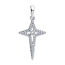 Подвеска серебряная 94032668 | Подвеска серебряная 94032668 купить по цене 1671 руб. в ювелирном магазине ⭐️ «Золотая Подкова»