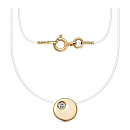 Колье золотое Кл110-1649-40,0Бр | Колье золотое Кл110-1649-40,0Бр купить по цене 17606 руб. в ювелирном магазине ⭐️ «Золотая Подкова»