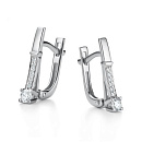 Серьги золотые 26011-200 | Серьги золотые 26011-200 купить по цене 177206 руб. в ювелирном магазине ⭐️ «Золотая Подкова»