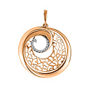 Подвеска золотая 106118-1102 | Подвеска золотая 106118-1102 купить по цене 39097 руб. в ювелирном магазине ⭐️ «Золотая Подкова»