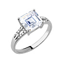 Кольцо серебряное CAS3439R | Кольцо серебряное CAS3439R купить по цене 2906 руб. в ювелирном магазине ⭐️ «Золотая Подкова»