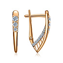 Серьги золотые С132-3216 | Серьги золотые С132-3216 купить по цене 45780 руб. в ювелирном магазине ⭐️ «Золотая Подкова»