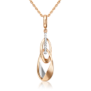 Подвеска золотая 03-3285-00-201-1111 | Подвеска золотая 03-3285-00-201-1111 купить по цене 35077 руб. в ювелирном магазине ⭐️ «Золотая Подкова»