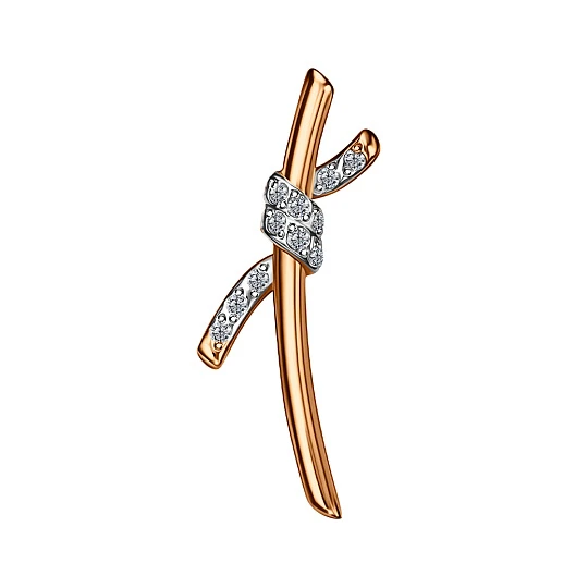 Подвеска золотая П132-3002 | Золотые подвески и кулоны купить по выгодной цене в ювелирном магазине ⭐️ «Золотая Подкова»