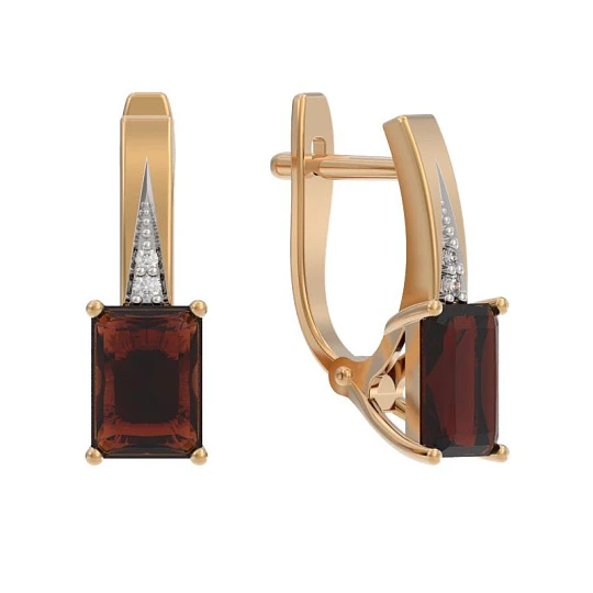 Серьги золотые 1042022-11130-G | Золотые серьги купить по выгодной цене в ювелирном магазине ⭐️ «Золотая Подкова»