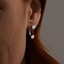 Серьги серебряные 94026005 | Серьги серебряные 94026005 купить по цене 3940 руб. в ювелирном магазине ⭐️ «Золотая Подкова»