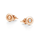 Серьги золотые 25968-100 | Серьги золотые 25968-100 купить по цене 63465 руб. в ювелирном магазине ⭐️ «Золотая Подкова»