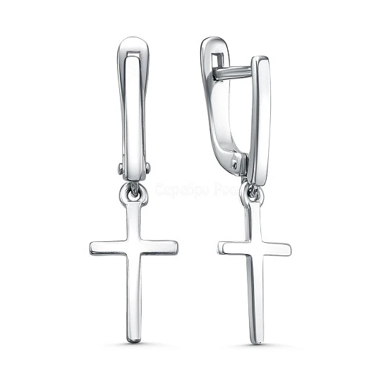 Серьги серебряные С-4779-Р | Ювелирные изделия в сети Золотая Подкова