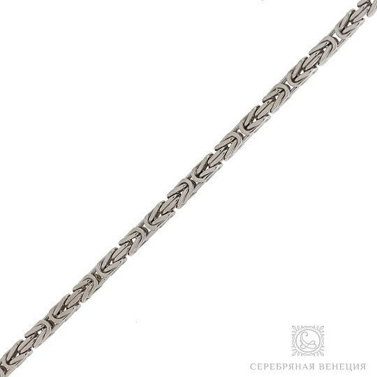 Цепь серебряная 3204R080L50 | Цепи купить по доступной цене в ювелирном магазине «Золотая Подкова»