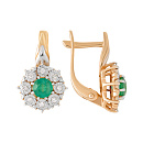 Серьги золотые 803-02443-30-11-01-10 | Серьги золотые 803-02443-30-11-01-10 купить по цене 194607 руб. в ювелирном магазине ⭐️ «Золотая Подкова»