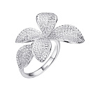 Кольцо серебряное CZ-R01803-X-W-X-X-W | #default_image_alt#