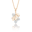 Подвеска золотая 03-2162-00-401-1110-24 | Подвеска золотая 03-2162-00-401-1110-24 купить по цене 30752 руб. в ювелирном магазине ⭐️ «Золотая Подкова»