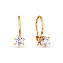 Серьги золотые Т102026656 | Серьги золотые Т102026656 купить по цене 16151 руб. в ювелирном магазине ⭐️ «Золотая Подкова»