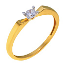 Кольцо золотое 821874Бр. | Кольцо золотое 821874Бр. купить по цене 96951 руб. в ювелирном магазине ⭐️ «Золотая Подкова»