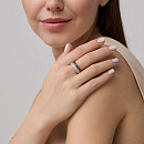 Кольцо золотое 15186-213 | Кольцо золотое 15186-213 купить по цене 190695 руб. в ювелирном магазине ⭐️ «Золотая Подкова»