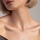 Колье золотое 015698-1000 | Колье золотое 015698-1000 купить по цене 27600 руб. в ювелирном магазине ⭐️ «Золотая Подкова»