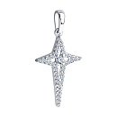 Подвеска серебряная 94032668 | Подвеска серебряная 94032668 купить по цене 1671 руб. в ювелирном магазине ⭐️ «Золотая Подкова»