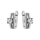 Серьги серебряные CAS4725E | Серьги серебряные CAS4725E купить по цене 3484 руб. в ювелирном магазине ⭐️ «Золотая Подкова»