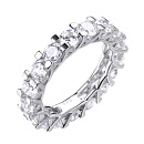 Кольцо серебряное PD-R00678-X-W-W-X-X | Кольцо серебряное PD-R00678-X-W-W-X-X купить по цене 5117 руб. в ювелирном магазине ⭐️ «Золотая Подкова»