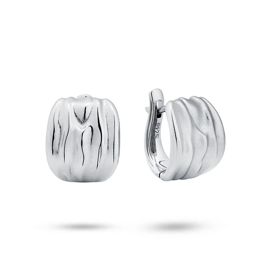 Серьги серебряные 01087-20-090101-00 | Женские серебряные серьги купить по выгодной цене в ювелирном магазине ⭐️ «Золотая Подкова»