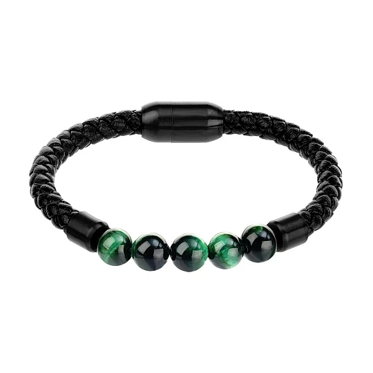 Браслет стальной AS-BR136-bkTg | Ювелирные изделия Мужские купить по выгодной цене в ювелирном магазине ⭐️ «Золотая Подкова»