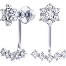 Серьги серебряные 6001805-00775 | Серьги серебряные 6001805-00775 купить по цене 1803 руб. в ювелирном магазине ⭐️ «Золотая Подкова»