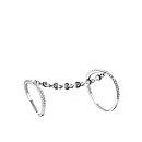 Кольцо серебряное CAR1939 | Кольцо серебряное CAR1939 купить по цене 1452 руб. в ювелирном магазине ⭐️ «Золотая Подкова»