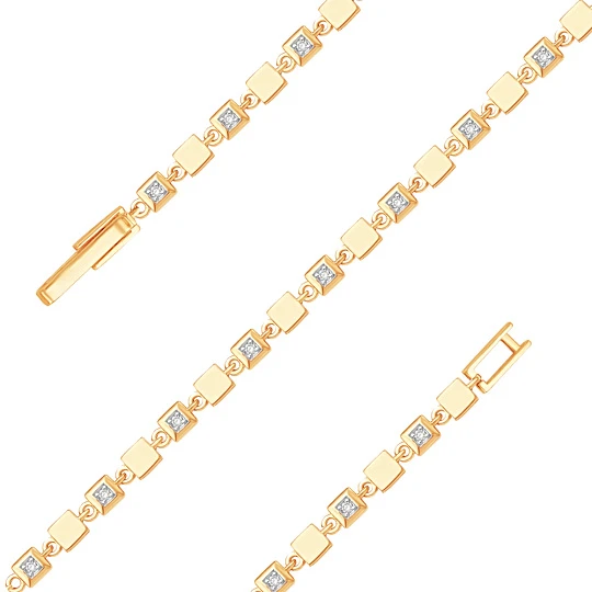 Браслет золотой ББ13116915 | Золотые браслеты купить по выгодной цене в ювелирном магазине ⭐️ «Золотая Подкова»